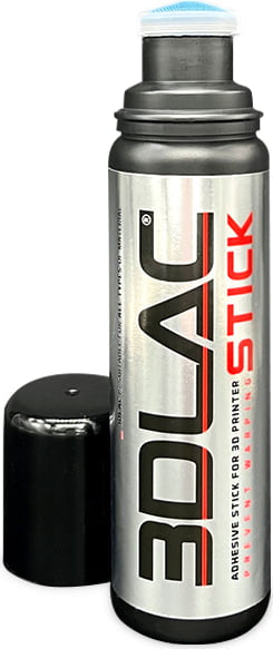 3DLAC Stick Water bâton de colle pour l'impression 3D, bouchon relevé et applicateur bleu