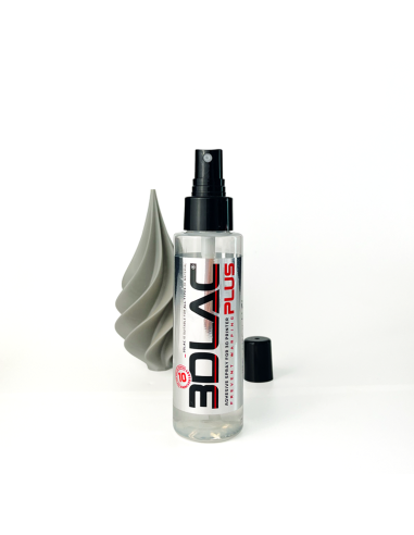3DLAC PLUS spray adhésif 100 ml pour l'impression 3D, flacon transparent avec pulvérisateur