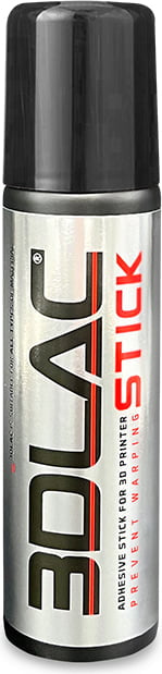 3DLAC Stick Water bâton de colle pour l'impression 3D, bouchon noir fermé