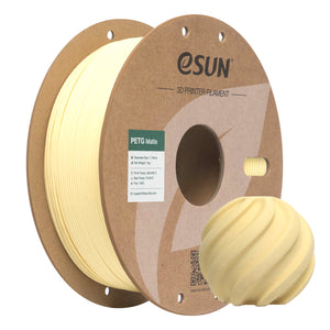 Filament PETG jaune amande mat | eSUN