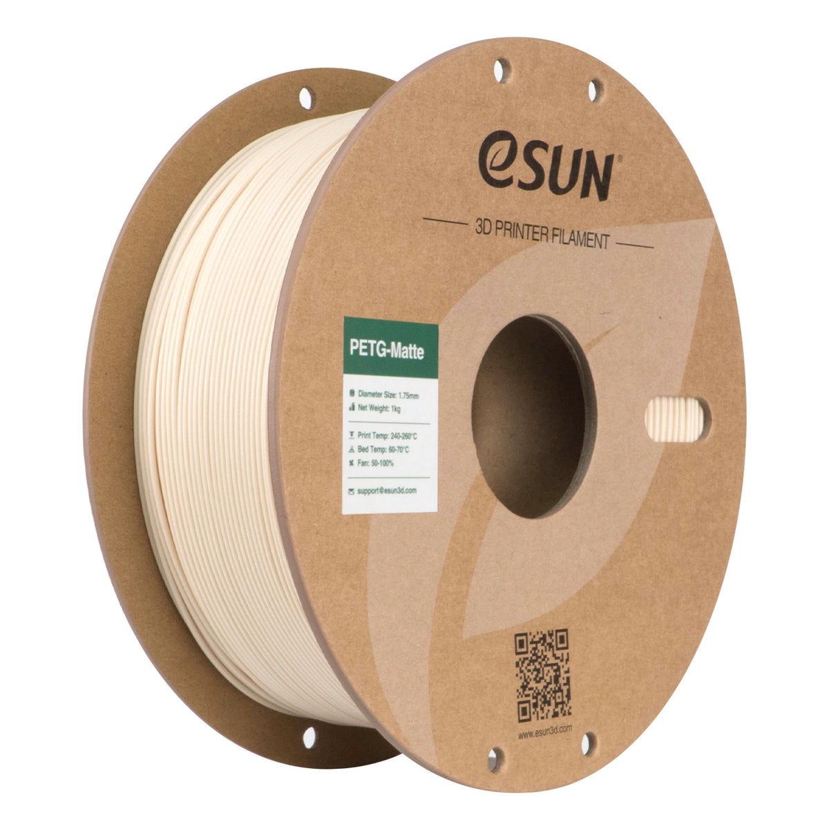 Filament PETG blanc albâtre mat | eSUN