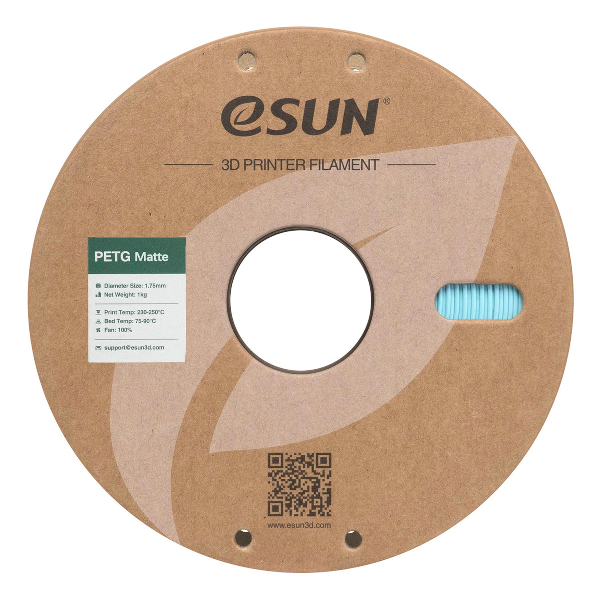 Filament PETG matte light blue | eSUN