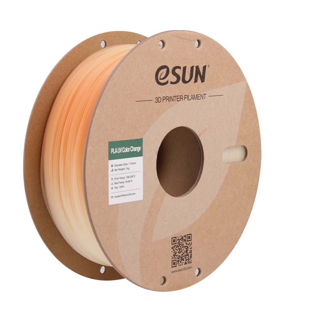 Filament PLA à changement de couleur UV, orange | eSUN
