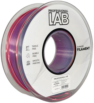 Filament Silk PLA arc-en-ciel | Prof. Lab