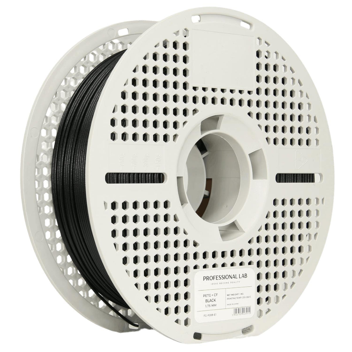 Bobine de filament PETG-CF noir, Prof. Lab, 1,75 mm