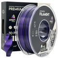 Bobine de filament Silk PLA Dual Color noir violet, Smart Print, 1,75 mm