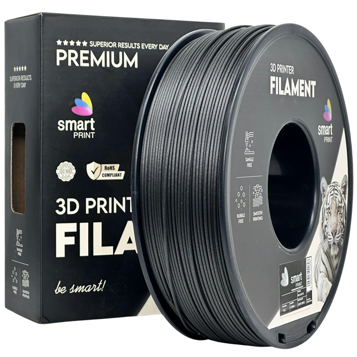 Spool of PA12-CF15 filament, Smart Print, 1.75 mm