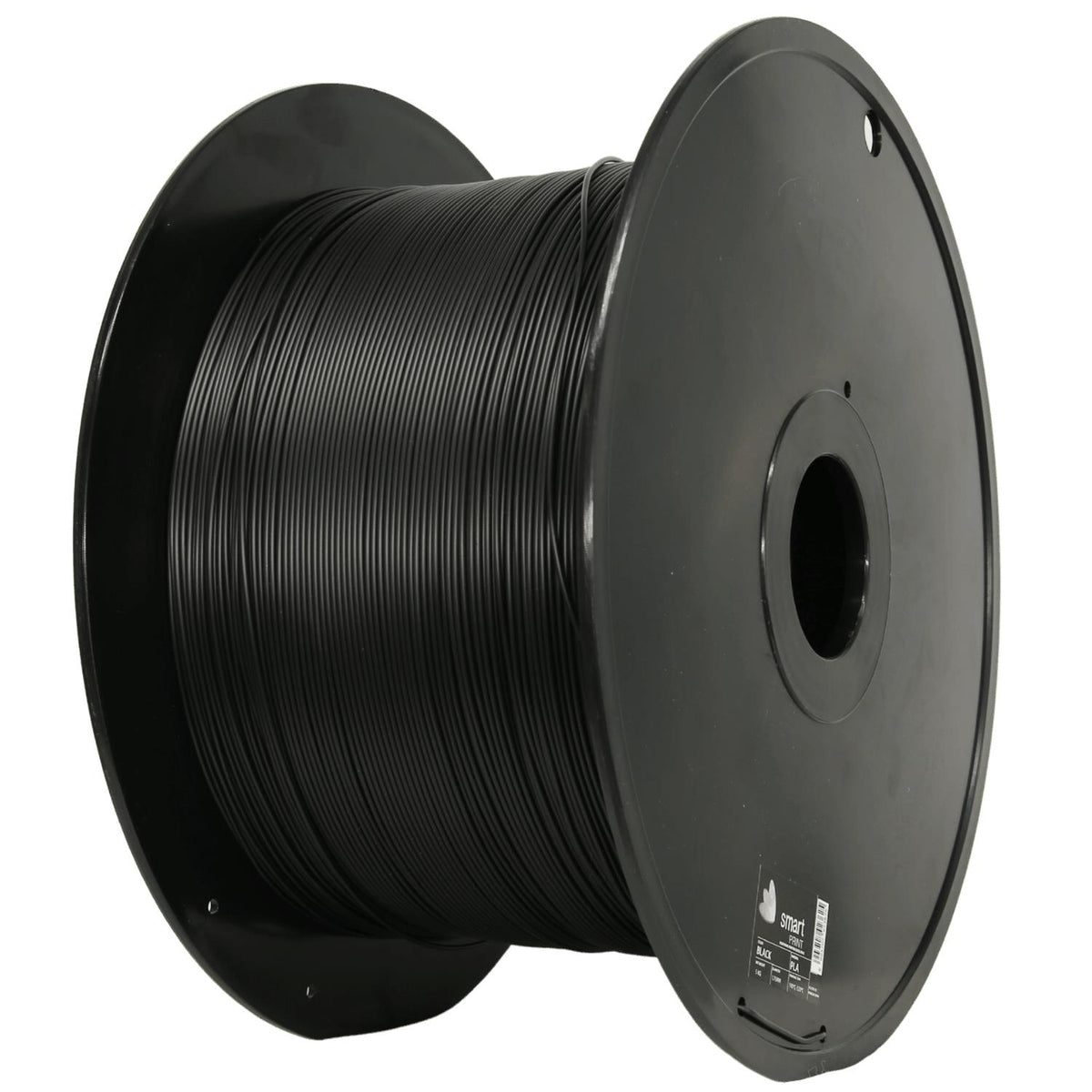 Spool of PLA black 5 kg filament, Smart Print, 1.75 mm