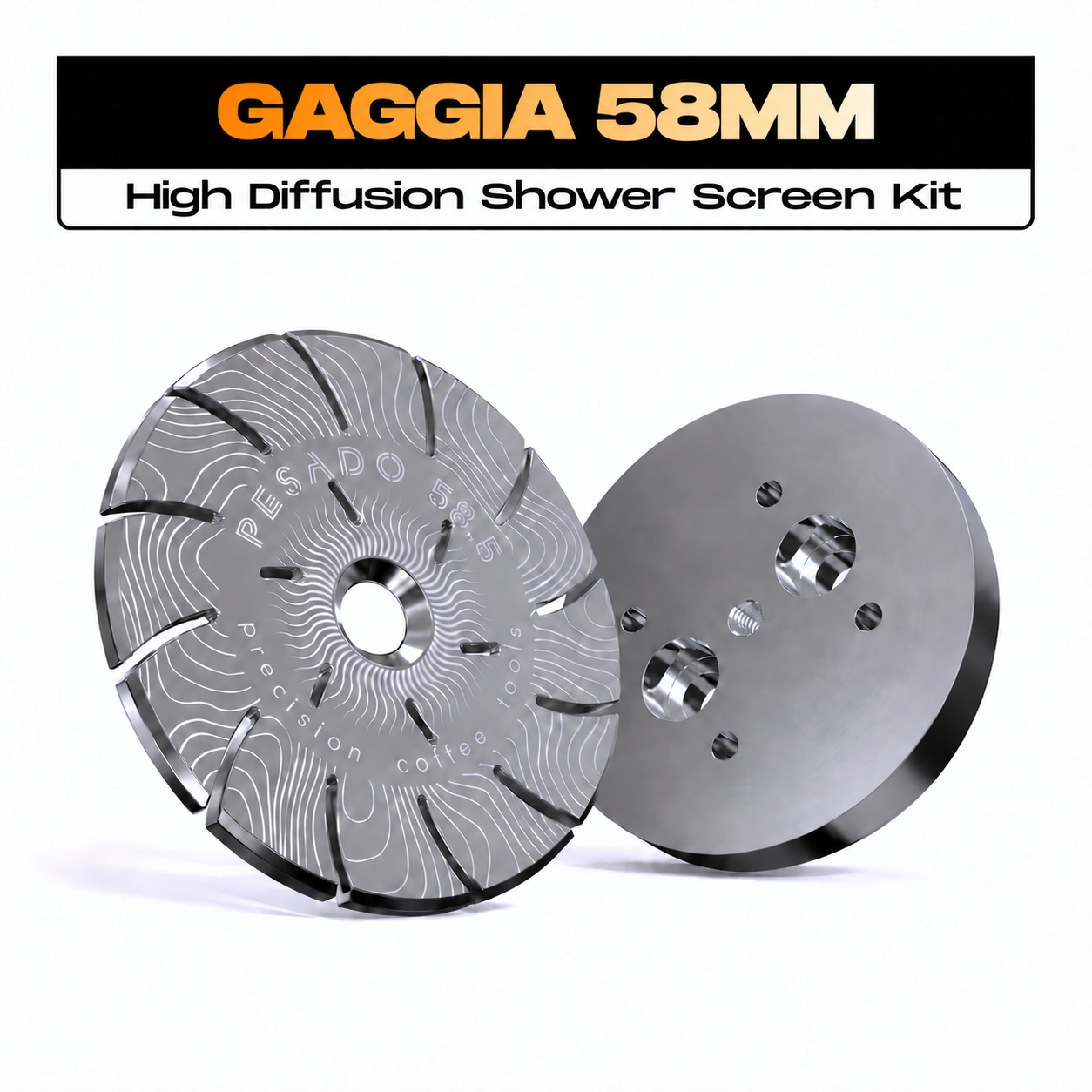 High Diffusion Espresso Shower Screen - Gaggia